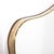 Brass Mid-Century Modernist Brass Wrapped Mirror W/ Curvilinear Tapered Form For Sale - Image 8 of 11