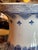 Blue and White Chinoiserie Tall Vase For Sale - Image 9 of 9
