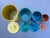 1960s Glazed Ceramic Pottery Kitchen Canisters Made in Italy - Set of 4 For Sale - Image 15 of 16