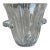 Late 20th Century Flared Swirl Cut Crystal Nautilus Shell Applied Handles Ice Bucket in the Manner of Tiffany & Company For Sale