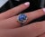 Late 20th Century Fine 3.98ct Gia Ceylon No Heat Sapphire & 0.50ct Diamond Platinum Ring Size 6 For Sale - Image 12 of 18
