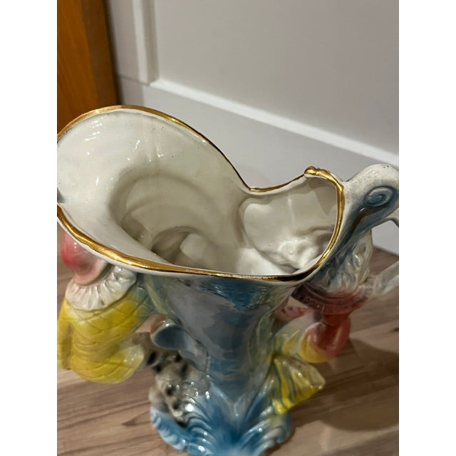 Rare Find! Vintage Mid-Century Ceramic Figural Vase For Sale - Image 9 of 17
