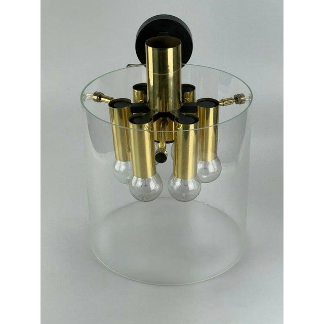 XL 60s 70s Wall Lamp Limburg Space Age Design Property: Wall Lamp Manufacturer: Glashütte Limburg Condition: Good Age:...