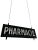 - A beautiful and rare double sided glass 'Pharmacie' sign mounted in its original frame, France circa 1930. - The sign is...