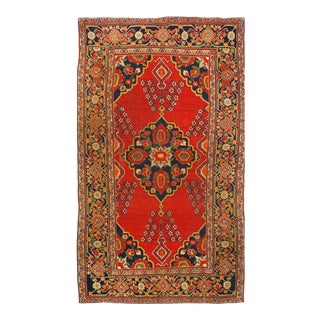 Rust Persian Hand Knotted Fine Antique Bakhshayesh 4'3'' X 7'7'' For Sale