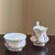Victorian Mid-20th Century English Bone China Sugar Bowl & Creamer — A Set For Sale - Image 3 of 16