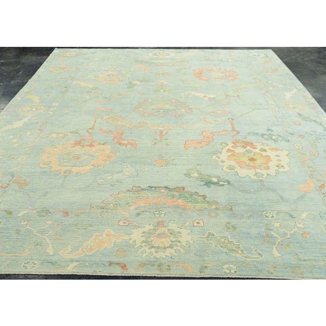 Turkish Oushak Rug 9' x 12' #22199 Explore a curated collection of hallway runners, wool rugs, and handmade masterpieces...