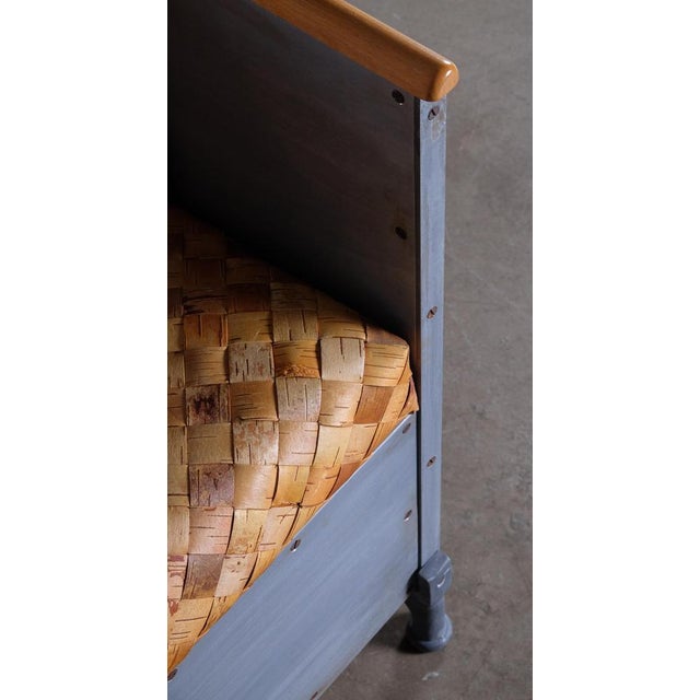 Aluminium Chair Edition 3-50/200 attributed to Mats Theselius for Källemo, 1990s For Sale - Image 14 of 15