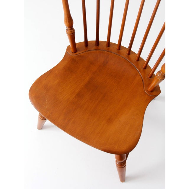 Vintage Nichols & Stone Fan Back Windsor Chair For Sale - Image 9 of 10