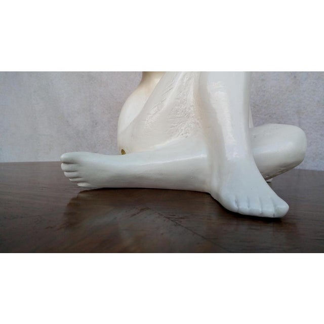 Mid-Century South Bohemian Jihokera Bechyne Sculpture attributed to Bohumil Kokrda For Sale - Image 18 of 18