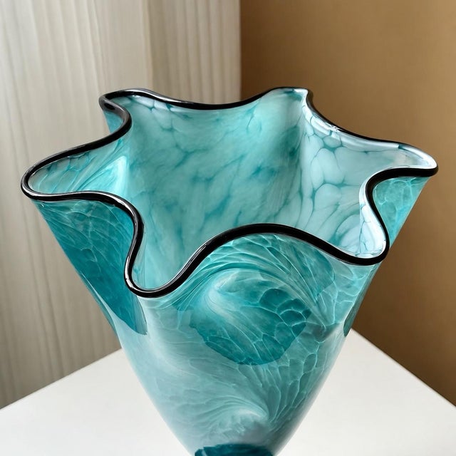 Not Yet Made - Made To Order Handmade Irregular Glass Vase For Sale - Image 5 of 6