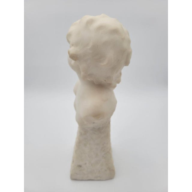 Baroque Marble Cherub Bust by Bacci, 1800s For Sale - Image 3 of 7