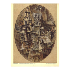 Pablo Picasso Bottle, Glass, Fork Deck of 10, 1971