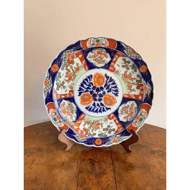 Japanese Imari Plate, 1900s For Sale - Image 6 of 6