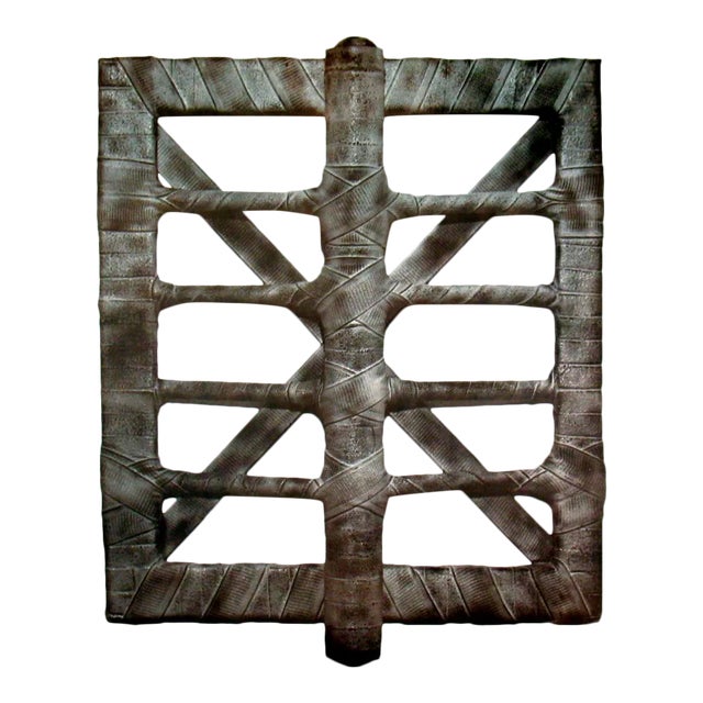 Salvatore Scarpitta 'At Castelli's' Abstract Gray,Brown Usa Offset Lithograph For Sale