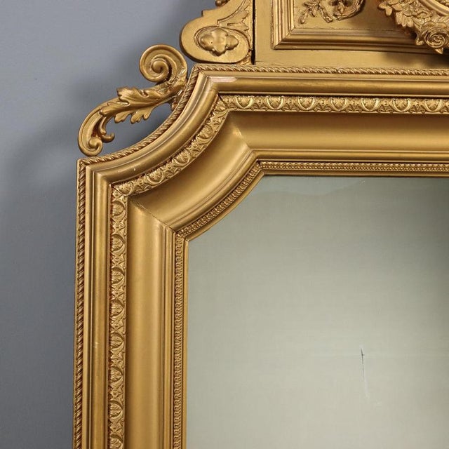 Large Umbertina Gilted Mirror For Sale - Image 5 of 13