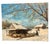 1960s Painting: Winter Countryside Scene With Livestock Barn For Sale - Image 4 of 12