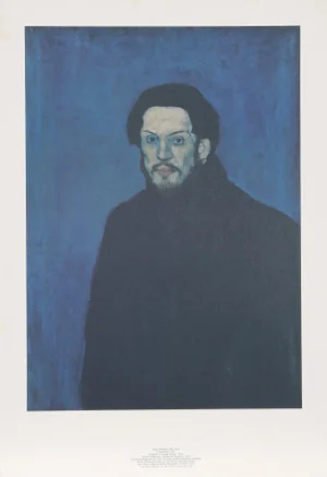 1980s "Autoportrait" Lithograph After Pablo Picasso