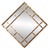 Modern Kenneth Ludwig Chicago Gold Bamboo Square Mirror For Sale - Image 3 of 5