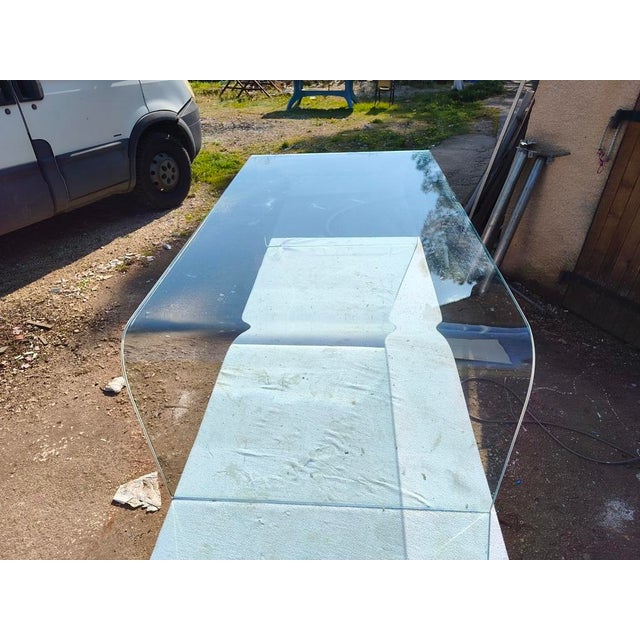 Tempered Glass Coffee Table from Ligne Roset, 1980 For Sale - Image 4 of 5