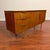 Mid-Century Vintage Compact Teak Sculpted Pulls Sideboard For Sale - Image 4 of 12