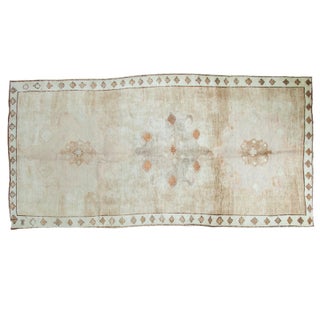 Vintage Oushak Rug Runner - 6'3" X 12'5" For Sale