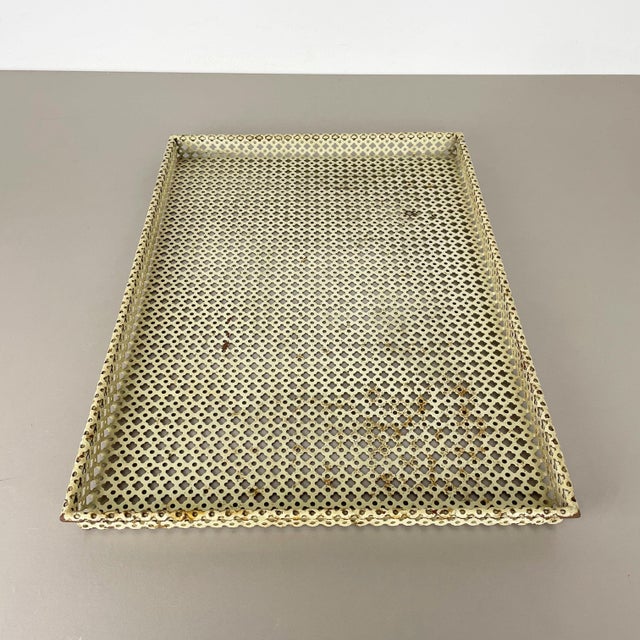 Mathieu Matégot French Metal Tray Rigituelle by Mathieu Matégot, 1950s For Sale - Image 4 of 18