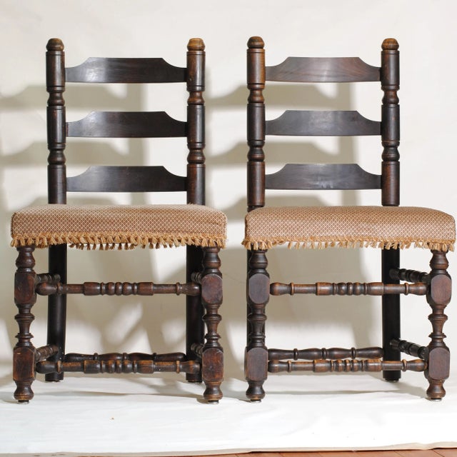 Basque Style Dining Room Chairs, 1950s, Set of 2, in Very Good conditions. Designed 1950 to 1959