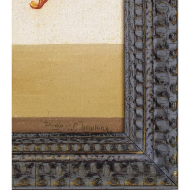 Vintage Modernist Floral Still Life Painting of Tiger Lillies by Hugo Newman For Sale In New York - Image 6 of 6