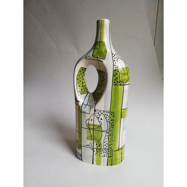 Mid-Century Italian Ceramic Vase by Cesare Sartori For Sale - Image 3 of 12
