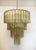 Vintage Murano Glass Tiered Chandelier with 78 Glasses in Light Amber, 1990s For Sale - Image 10 of 18