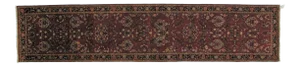 Indo Sarouk Runner Rug - 2′7″ × 12′