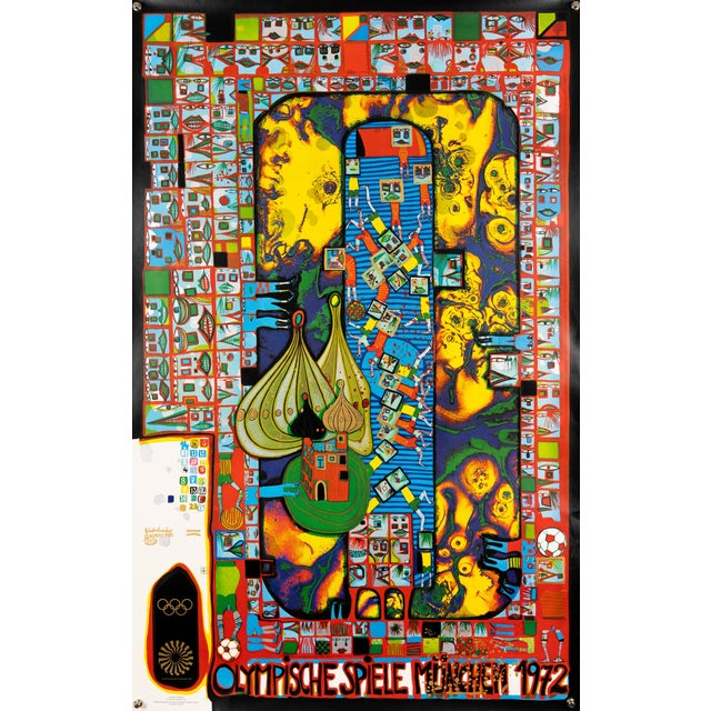 Serigraph Olympics 1972 Poster from Friedensreich Hundertwasser, 1970 For Sale - Image 9 of 9