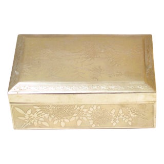 Silverplated Box First Half of the 20th Century For Sale