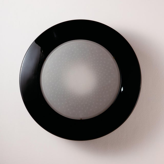 Metal and Glass Ceiling Lamp For Sale - Image 5 of 18