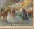 Mid 20th Century Paris Flower Market During the City's Belle Epoque Original Oil on Canvas by T E Pencke For Sale In Dallas - Image 6 of 6