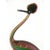 Mid-Century Modern Vintage Italian Tall Red Blue Green Glass Crested Bird Sculpture For Sale - Image 3 of 11