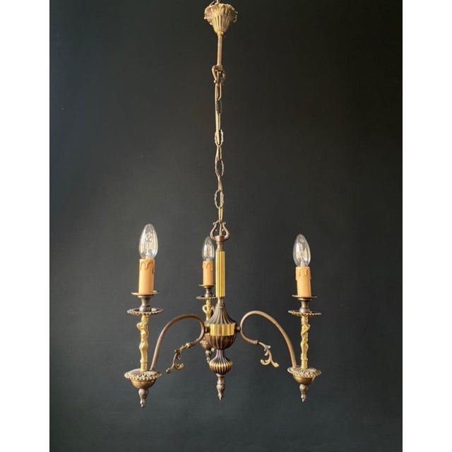 Vintage French Chandelier, 1960s For Sale - Image 3 of 13