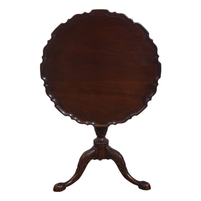 Henkel Harris Mahogany Tilt Top Table For Sale