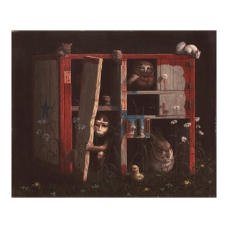 'An Object of Interest' by Arne Besser, Manhattan, Smithsonian, Hard-Edge Photo-Realist Oil For Sale