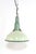 Glass Vintage Enamel Pendant Lamp, 1950s For Sale - Image 7 of 9