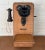 1920s Antique Wall Phone With Crank & Chime For Sale - Image 5 of 15
