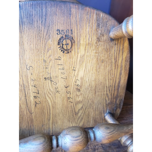 Brown Vintage Conant Ball Colonial Revival Dining Chair For Sale - Image 8 of 8