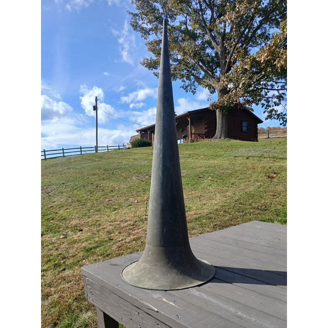 Antique Brass Victrola Horn Very Large 56 Inches Long An antique all brass Victrola horn that is very large. Dates back to...