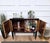 1940s Mid-Century Art Deco Italian Walnut Burl and Mirror Mosaic Dry Bar Cabinet by Paolo Buffa, 1950s For Sale - Image 5 of 10