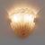 Mid-Century Modern Style Murano Glass Shell Sconces, 1990s, Set of 2 For Sale - Image 3 of 10