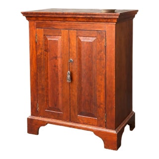 Samuel S. Case Cabinetmakers Virginia Handcrafted Two-Door Cabinet For Sale