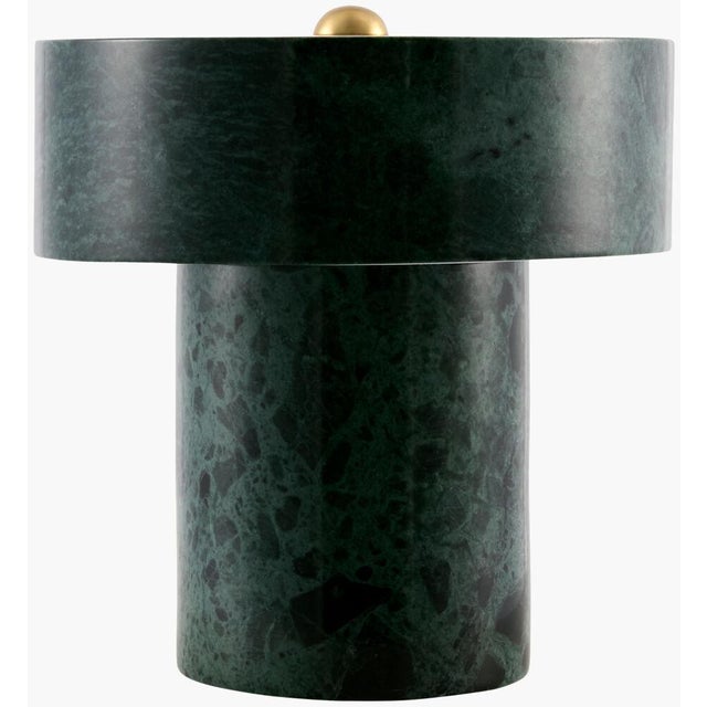 Contemporary Tessari Accent Table Lamp Green For Sale - Image 3 of 3