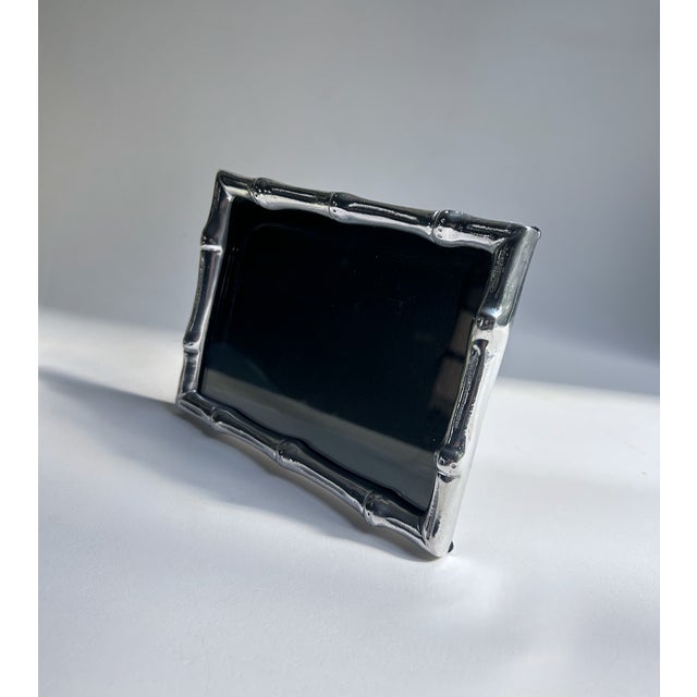 Mariposa Faux Bamboo Cast Aluminum Picture Frame For Sale - Image 18 of 18