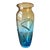 Late 20th Century Murano Style Handblown Glass Vase For Sale